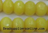 CCN948 15.5 inches 14*18mm faceted rondelle candy jade beads