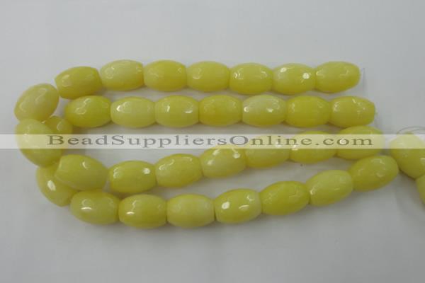 CCN964 15.5 inches 18*25mm faceted drum candy jade beads