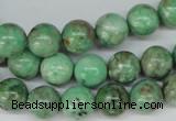 CCO103 15.5 inches 10mm round dyed natural chrysotine beads