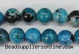 CCO164 15.5 inches 12mm round dyed natural chrysotine beads