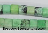 CCO27 15.5 inches 10*10mm cube natural chrysotine beads