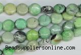 CCO31 15.5 inches 8mm flat round natural chrysotine beads