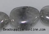 CCQ234 15.5 inches 22*30mm freeform cloudy quartz beads wholesale