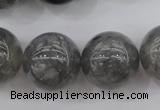 CCQ283 15.5 inches 20mm round cloudy quartz beads wholesale