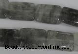 CCQ431 15.5 inches 15*20mm rectangle cloudy quartz beads wholesale