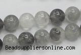 CCQ52 15.5 inches 10mm round cloudy quartz beads wholesale