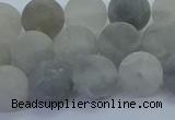 CCQ563 15.5 inches 10mm round matte cloudy quartz beads wholesale