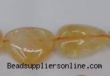 CCR350 15.5 inches 13*18mm - 20*25mm freeform natural citrine beads