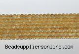 CCR378 15.5 inches 6mm round citrine gemstone beads wholesale