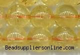 CCR382 15 inches 8mm round citrine beads wholesale