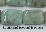 CCS102 15.5 inches 18*25mm rectangle African chrysocolla beads