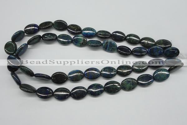 CCS166 15.5 inches 13*18mm oval dyed chrysocolla gemstone beads