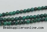 CCS201 15.5 inches 4mm round natural Chinese chrysocolla beads