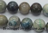 CCS22 15.5 inches 14mm round natural chrysocolla gemstone beads