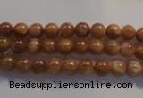 CCS361 15.5 inches 6mm round A grade natural golden sunstone beads