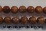 CCS373 15.5 inches 10mm round AA grade natural golden sunstone beads