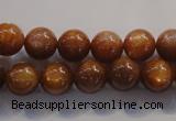 CCS383 15.5 inches 10mm round AAA grade natural golden sunstone beads