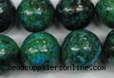 CCS408 15.5 inches 20mm round dyed chrysocolla gemstone beads