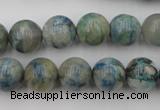 CCS504 15.5 inches 12mm round natural chrysocolla gemstone beads