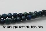 CCS51 16 inches 6mm round dyed chrysocolla gemstone beads wholesale