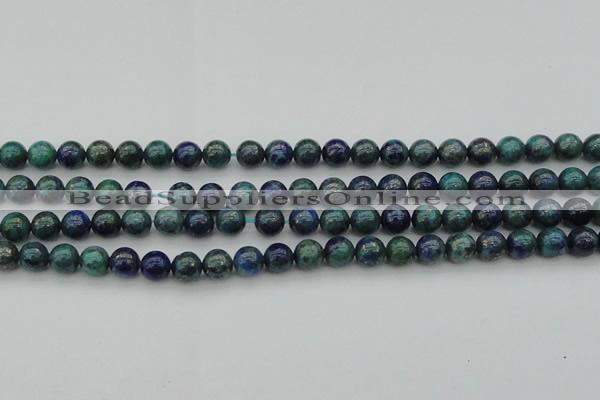 CCS522 15.5 inches 8mm round dyed chrysocolla gemstone beads