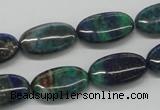 CCS60 16 inches 10*20mm oval dyed chrysocolla gemstone beads