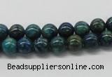 CCS71 15.5 inches 12mm round dyed chrysocolla gemstone beads