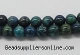 CCS72 15.5 inches 14mm round dyed chrysocolla gemstone beads