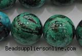 CCS806 15.5 inches 16mm round natural Chinese chrysocolla beads