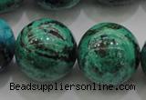 CCS807 15.5 inches 18mm round natural Chinese chrysocolla beads