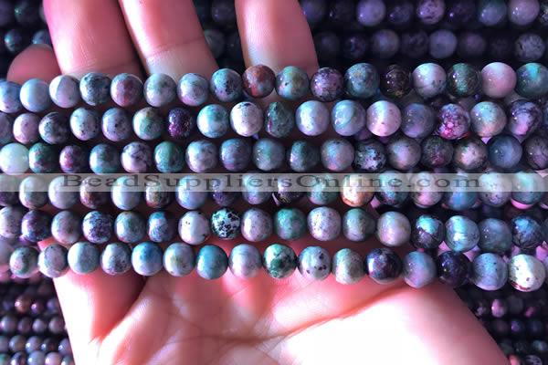 CCS853 15.5 inches 10mm round natural chrysocolla beads wholesale