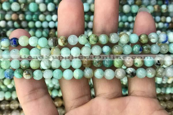 CCS865 15.5 inches 6mm round chrysocolla gemstone beads