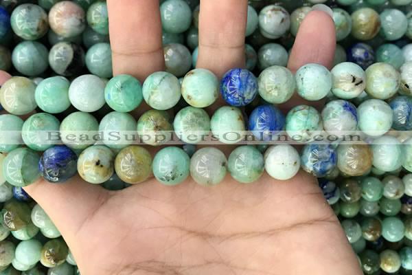 CCS868 15.5 inches 12mm round chrysocolla gemstone beads