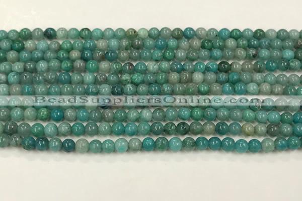 CCS871 15.5 inches 3mm round natural chrysocolla gemstone beads