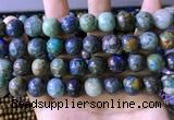 CCS879 15.5 inches 12mm round natural chrysocolla beads wholesale