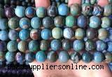 CCS896 15 inches 12mm round natural chrysocolla gemstone beads