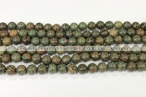 CCS907 15 inches 8mm round chrysocolla gemstone beads