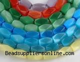 CCT08 Faceted brick 14 inches 9*16mm cats eye beads Wholesale