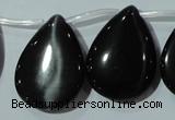 CCT1040 Top-drilled 21*29mm flat teardrop cats eye beads wholesale