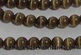 CCT1215 15 inches 4mm round cats eye beads wholesale