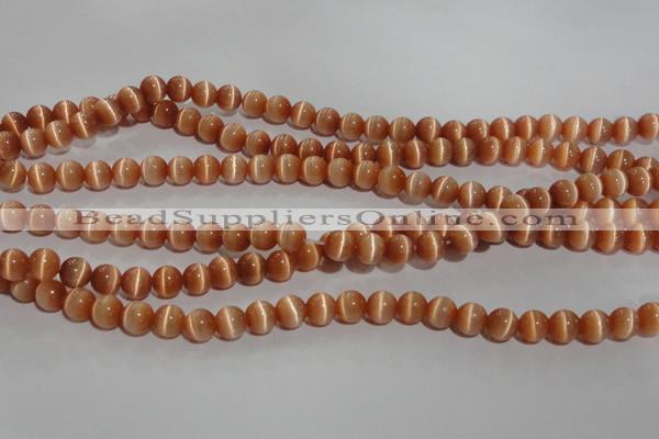 CCT1265 15 inches 5mm round cats eye beads wholesale