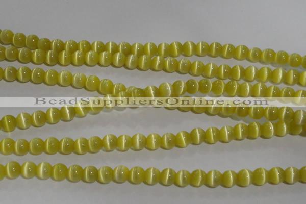 CCT1273 15 inches 5mm round cats eye beads wholesale