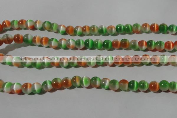 CCT1342 15 inches 6mm round cats eye beads wholesale