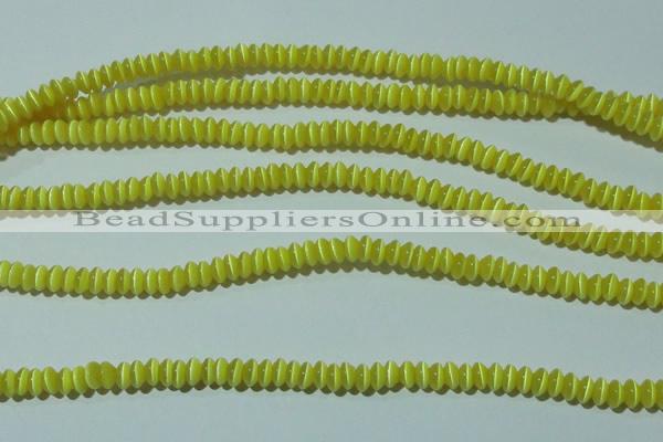 CCT213 15 inches 2*4mm rondelle cats eye beads wholesale