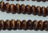 CCT248 15 inches 3*6mm rondelle cats eye beads wholesale