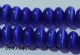 CCT288 15 inches 5*8mm rondelle cats eye beads wholesale