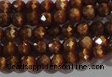 CCT319 15 inches 4mm faceted round cats eye beads wholesale