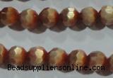 CCT359 15 inches 6mm faceted round cats eye beads wholesale