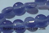 CCT465 15 inches 6mm flat round cats eye beads wholesale