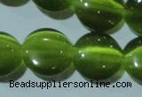 CCT522 15 inches 10mm flat round cats eye beads wholesale